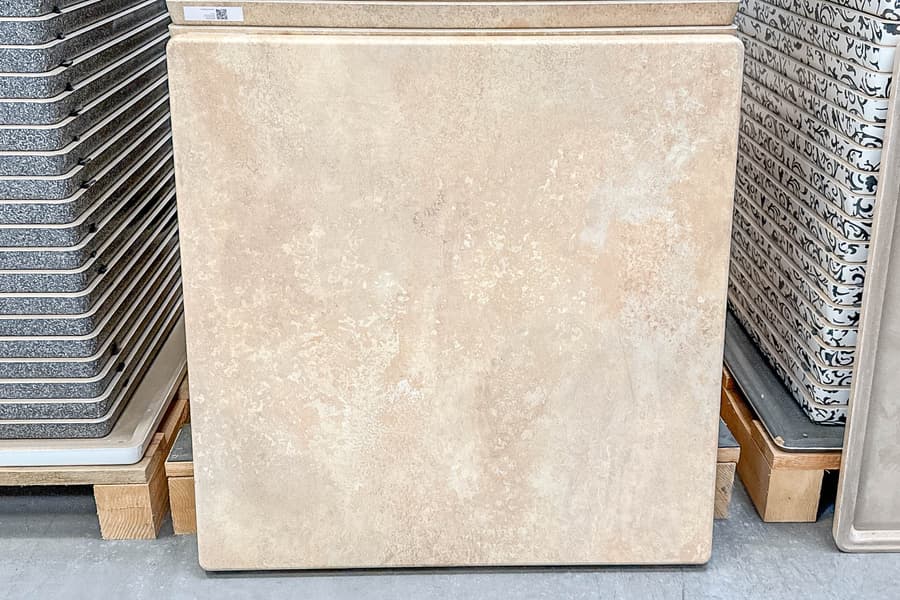 6 Tischplatten Classic Line \Rusty Plates\